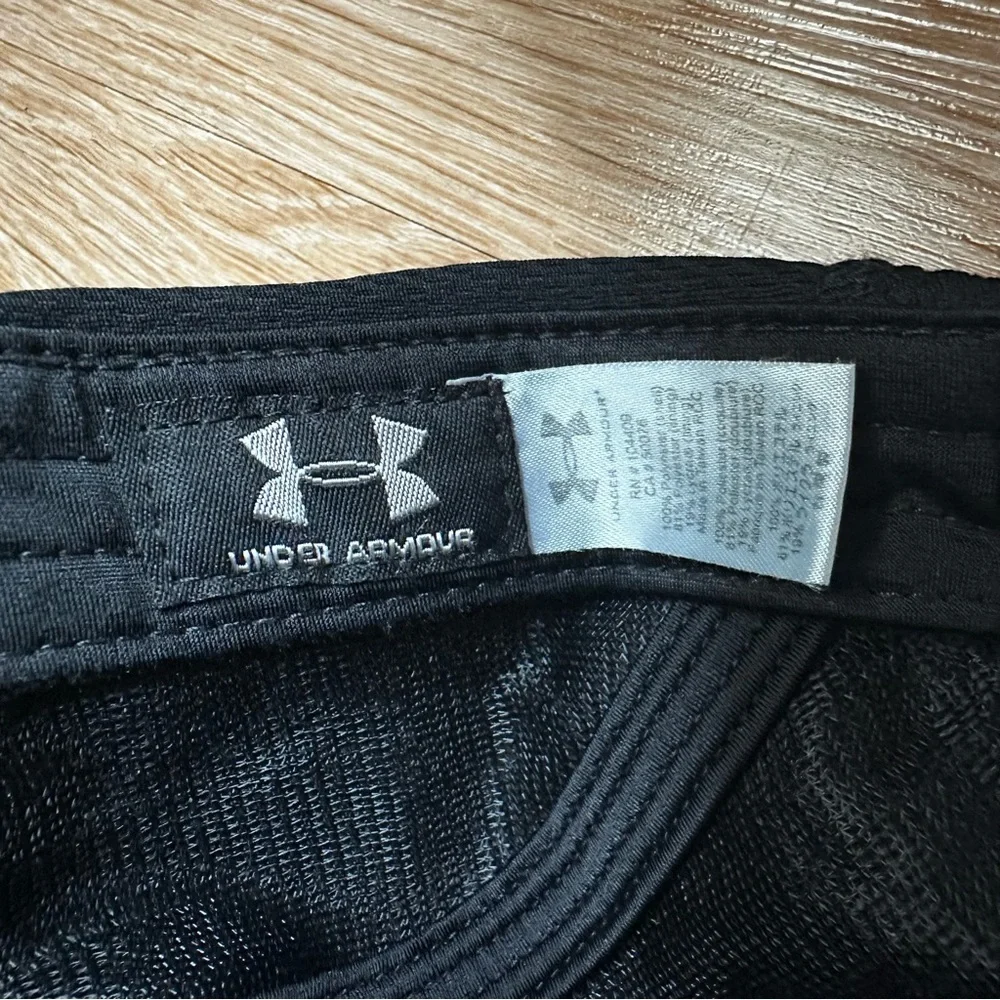 Under Armour Embroidered Black Women's Athletic Cap Hat, OS